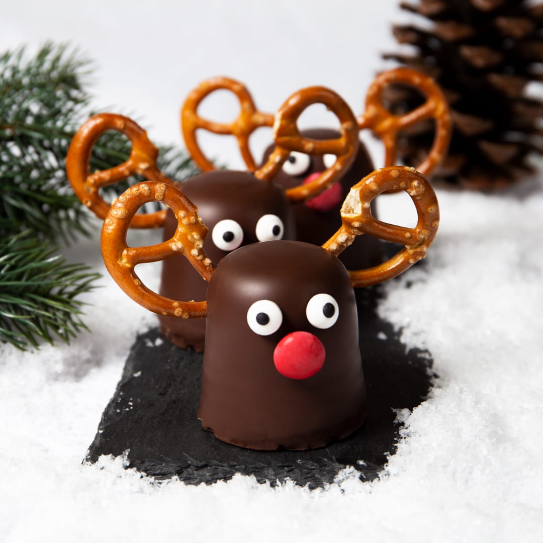 Süßes Dickmann’s Rentier